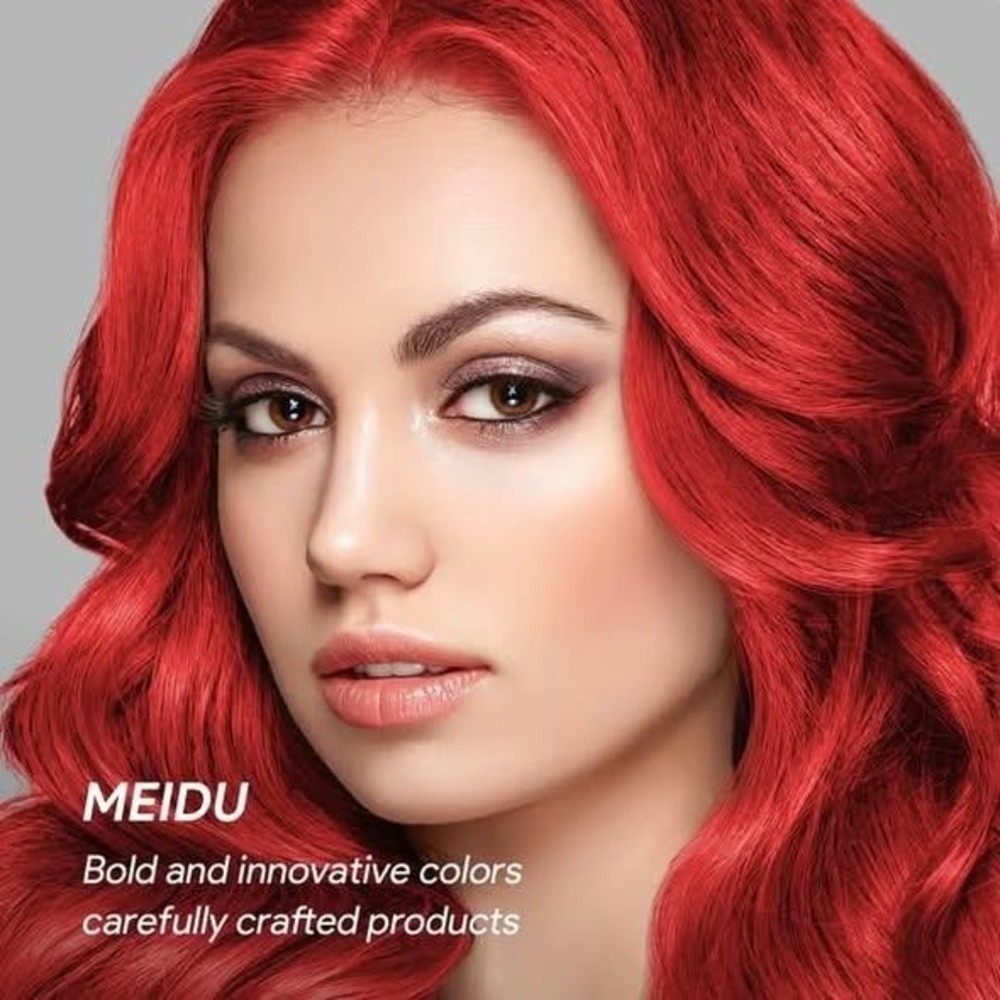 Meidu Color Depositing Conditioner - Vampire Red - 3 in 1 Color Cleanse‎ SHAMPOO
